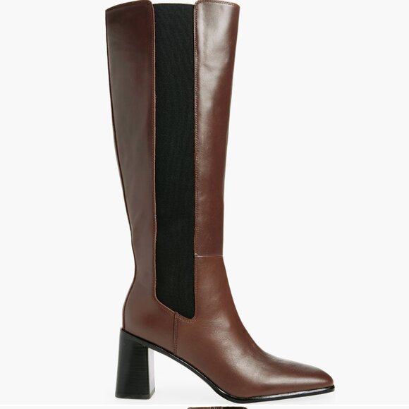 Nordstrom Tyra Women's Knee High Boots Coffee Brown Size 8.5 New - Picture 3 of 5